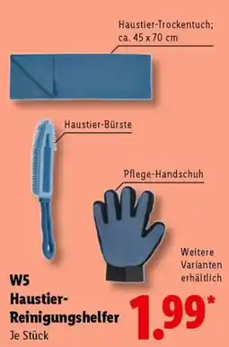 Lidl W5 Haustier-Reinigungshelfer Angebot