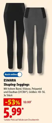 Lidl ESMARA Shaping-Jeggings Angebot