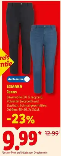 Lidl ESMARA Jeans Angebot