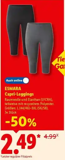 Lidl ESMARACapri-Leggings Angebot