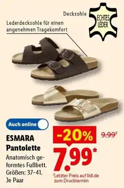 Lidl ESMARA Pantolette Angebot