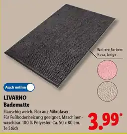 Lidl LIVARNO Badematte Angebot