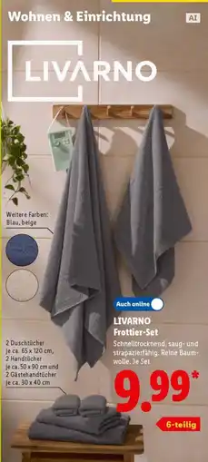 Lidl LIVARNO Frottier-Set Angebot