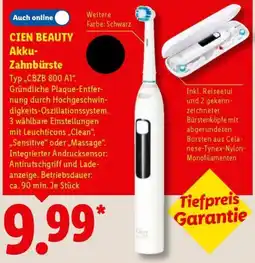 Lidl CIEN BEAUTY Akku-Zahnbürste Angebot