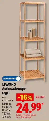 Lidl LIVARNO Aufbewahrungsregal Angebot