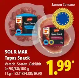 Lidl SOL & MAR Tapas Snack Angebot