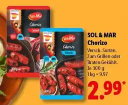 Lidl SOL & MAR Chorizo Angebot