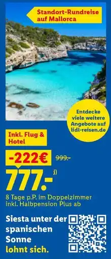 Lidl Standort-Rundreise auf Mallorca Angebot