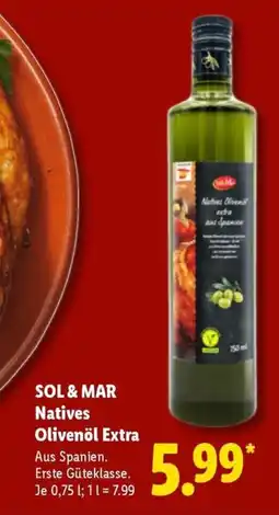 Lidl SOL & MAR Natives Olivenöl Extra Angebot