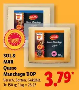 Lidl SOL & MAR Queso Manchego DOP Angebot