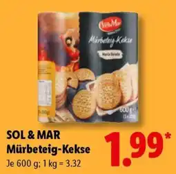 Lidl SOL & MAR Mürbeteig-Kekse Angebot