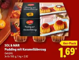 Lidl SOL & MAR Pudding mit Karamellüberzug Angebot