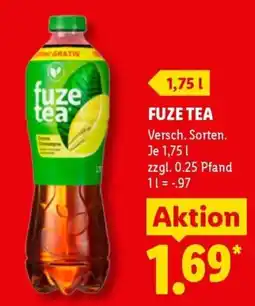 Lidl FUZE TEA Angebot