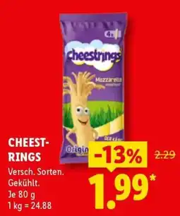 Lidl Cheestrings Mozzarella Angebot