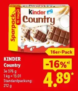 Lidl Kinder Country Angebot