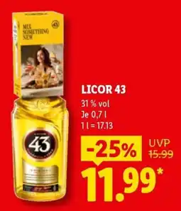Lidl LICOR 43 Angebot