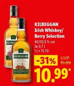 Lidl KILBEGGAN Irish Whiskey/ Berry Selection Angebot