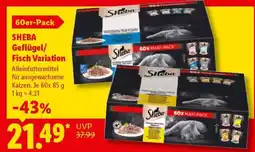 Lidl SHEBA Geflügel/Fisch Variation Angebot