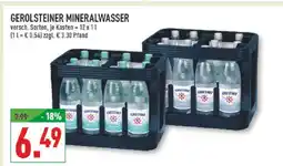 Marktkauf Gerolsteiner mineralwasser Angebot