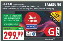 Marktkauf Samsung 4k-uhd-tv Angebot