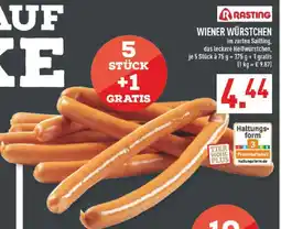 Marktkauf Rasting wiener würstchen Angebot