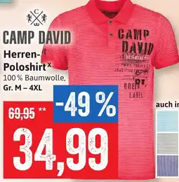 Stolz CAMP DAVID Herren-Poloshirt Angebot