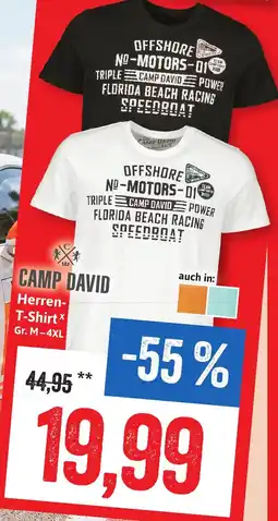 Stolz Camp David Herren-T-Shirt Angebot