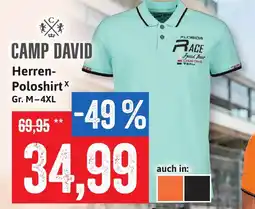 Stolz CAMP DAVID Herren-Poloshirt Angebot