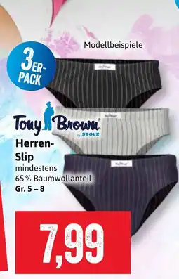 Stolz Herren-Slip Tony Brown Angebot