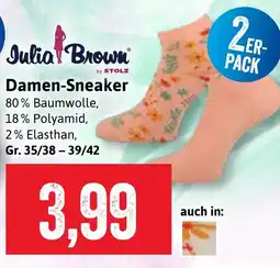Stolz Julia Brown Damen-Sneaker Angebot