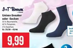 Stolz I+T Brown Unisex-Sneaker oder -Socken Angebot