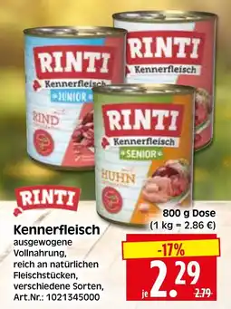 Herkules Baumarkt RINTI Kennerfleisch Angebot