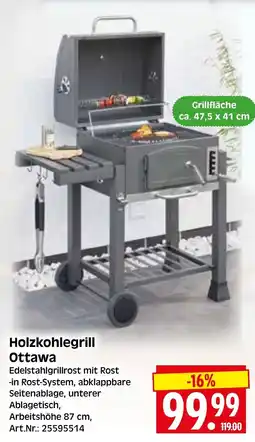 Herkules Baumarkt Holzkohlegrill Ottawa Angebot
