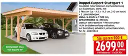 Herkules Baumarkt Doppel-Carport Stuttgart 1 Angebot