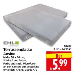 Herkules Baumarkt EHL Terrassenplatte Ansina Angebot