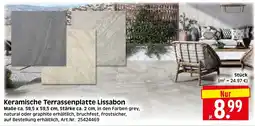 Herkules Baumarkt Keramische Terrassenplatte Lissabon Angebot