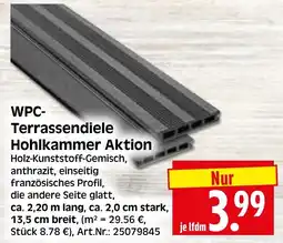 Herkules Baumarkt WPC-Terrassendiele Hohlkammer Angebot