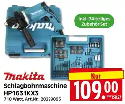 Herkules Baumarkt Makita Schlagbohrmaschine HP1631KX3 Angebot