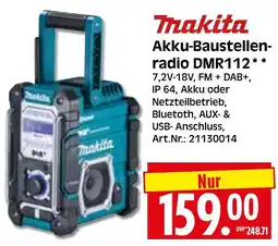 Herkules Baumarkt Makita Akku-Baustellen-radio DMR112 Angebot