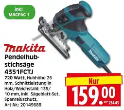 Herkules Baumarkt Makita Pendelhub-stichsäge Angebot
