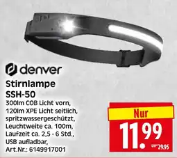 Herkules Baumarkt denver Stirnlampe SSH-50 Angebot
