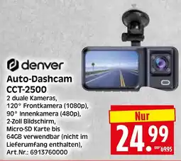 Herkules Baumarkt denver Auto-Dashcam CCT-2500 Angebot