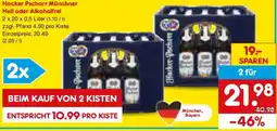 Netto Marken-Discount Hacker Pschorr Münchner Hell oder Alkoholfrei Angebot
