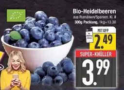 E-Center Bio-Heidelbeeren Angebot