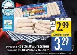 E-Center Donauland Rostbratwürstchen Angebot