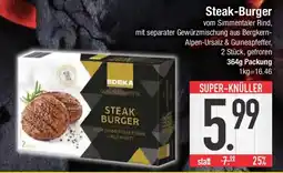 E-Center EDEKA Steak-Burger Angebot