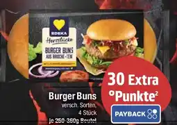 E-Center EDEKA Herzstücke Burger Buns Angebot