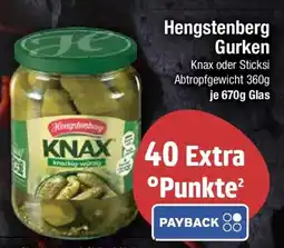 E-Center Hengstenberg Gurken Angebot