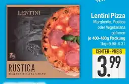 E-Center Lentini Pizza Margherita, Rustica oder Vegetariana Angebot