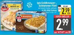 E-Center iglo Goldknusper-, Schlemmer-Filet Angebot
